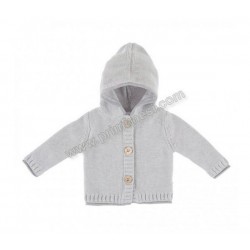 Noukie's hooded knitted golfer