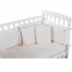 Lella - The cot bed Picci complete with patterned upholstery- mattress - Free pillow