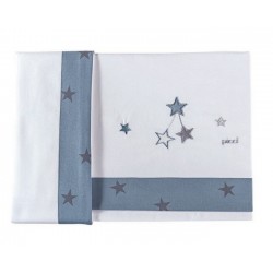 Embroidered sheet set for cradle, pram, Nest cradle and Converse Stella Picci