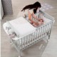 Lettino Homi Baby Space + Kit fasciatoio e materasso in omaggio Azzurra Design