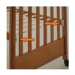 Double height kit for wooden sunbeds