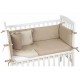 Lella - The bed cradle Picci complete with upholstery - mattress - Free pillow