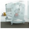 Cuna Oblò para bebé Cuore Stelle Azzurra Design - colchón gratuito