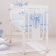 New Lella colorata - Il letto culla Picci completa di rivestimento - materasso - Cuscino in omaggio