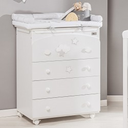 Bath/Changing Table 4 drawers Aria Picci