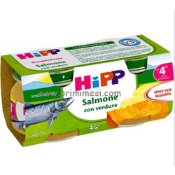 Omogeneizzato pesce Salmone con verdure Hipp