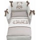 Chambre fun Azzurra Design avec lit et à langer pour bébé - Matelas cadeau