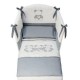 Chambre Fun Diamond Design avec lit et à langer pour bébé - Matelas cadeau